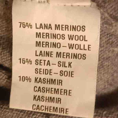 Fabiana Filippi - Cardigan da donna in lana merino grigio chiaro  - Italianfashionglam