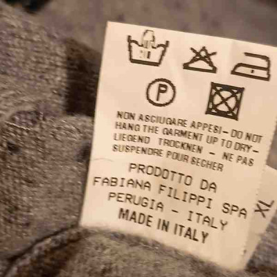 Fabiana Filippi - Cardigan da donna in lana merino grigio chiaro  - Italianfashionglam