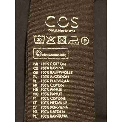 Cos - Abito da donna estivo in cotone di colore blu scuro - Italianfashionglam