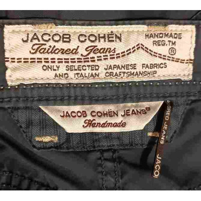 Jacob Cohën - Pantalone da uomo in cotone color blu 5 tasche - Italianfashionglam
