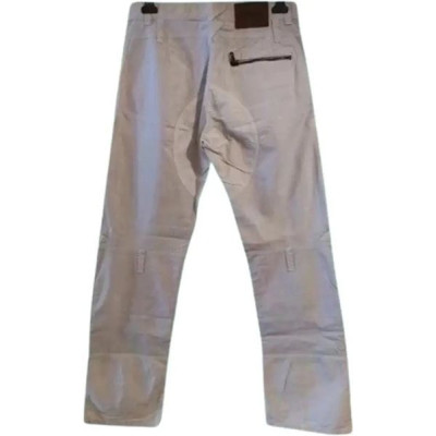 Kenzo - Pantalone chino da uomo in cotone grigio chiaro - Italianfashionglam