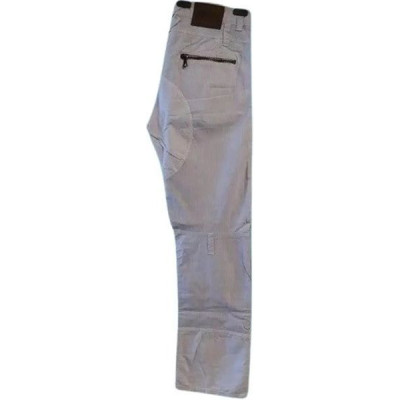 Kenzo - Pantalone chino da uomo in cotone grigio chiaro - Italianfashionglam