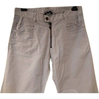 Kenzo - Pantalone chino da uomo in cotone grigio chiaro - Italianfashionglam