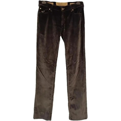 Jacob Cohën - Pantalone donna slim fit in cotone grigio - Italianfashionglam