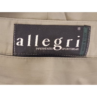 Allegri - Pantalone da donna carrot in cotone verde salvia - Italianfashionglam