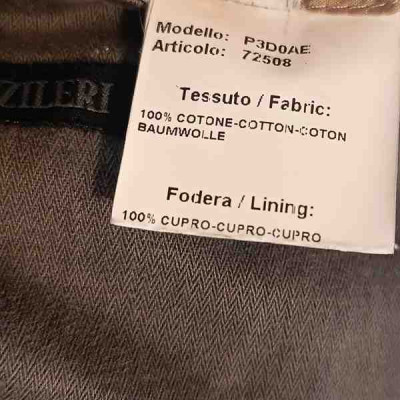 Pal Zileri - Giacca uomo tre bottoni in cotone color beige - Italianfashionglam