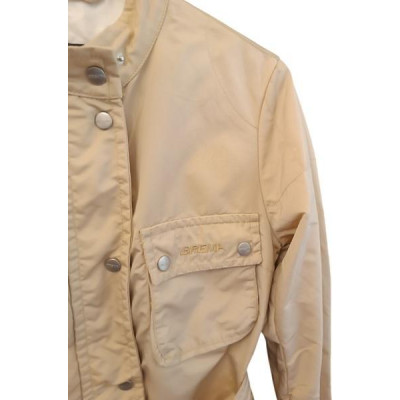 Brema - Giubbino da donna in tessuto tecnico color beige - Italianfashionglam