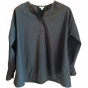 Cos - Camicia da donna in tessuto di cotone color nero - Italianfashionglam