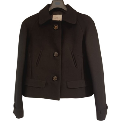 Cerruti 1881 - Giacca da donna in tessuto di lana color nero - Italianfashionglam