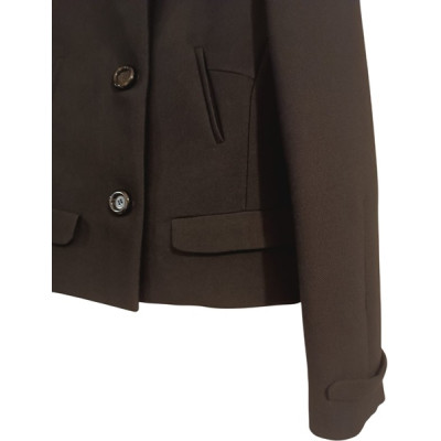 Cerruti 1881 - Giacca da donna in tessuto di lana color nero - Italianfashionglam