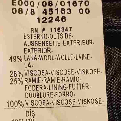 Cerruti 1881 - Giacca da donna in tessuto di lana color nero - Italianfashionglam