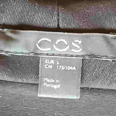 Cos - Abito da donna lungo in tessuto lyocell color nero - Italianfashionglam