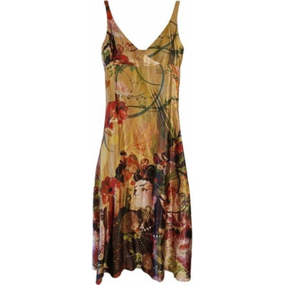 Sophie Faroh - Abito da donna lungo in seta multi colore - Italianfashionglam