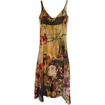 Sophie Faroh - Abito da donna lungo in seta multi colore - Italianfashionglam