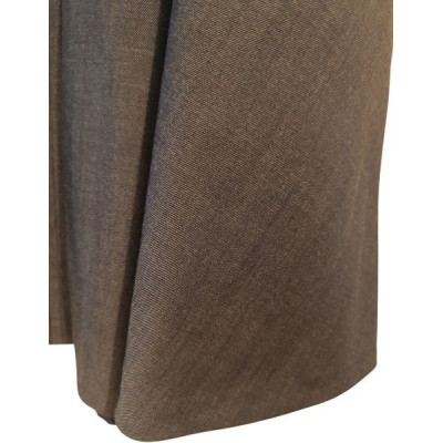 Max&Co. Gonna in lana vergine svasata color blue denim - Italianfashionglam