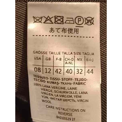 Max&Co. Gonna in lana vergine svasata color blue denim - Italianfashionglam