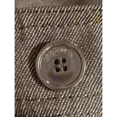 Max&Co. Gonna in lana vergine svasata color blue denim - Italianfashionglam