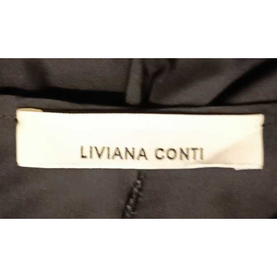 Liviana Conti - Abito tubino in cotone stretch color nero - Italianfashionglam