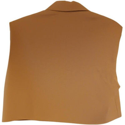 MaxMara - Gilet da donna in viscosa colore cammello - Italianfashionglam