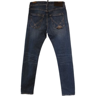 Roy Roger's - Blue jeans da uomo in cotone denim skinny - Italianfashionglam