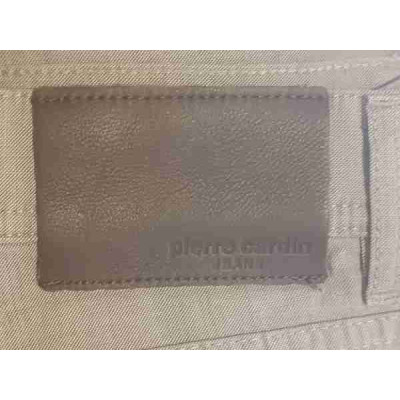 Pierre Cardin - Jeans uomo gamba dritta in cotone grigio - Italianfashionglam