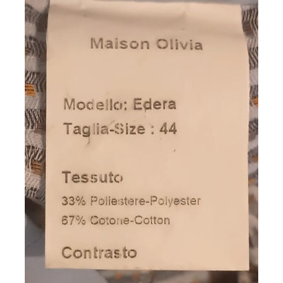 Maison Olivia - Pantalone da donna in cotone multicolor - Italianfashionglam