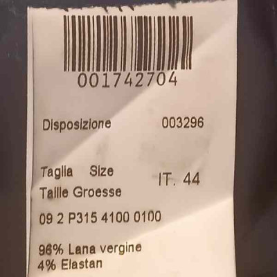 Piazza Sempione - Pantalone da donna in lana color nero - Italianfashionglam
