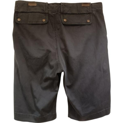 Belstaff - Shorts da uomo in tessuto di cotone color blu scuro - Italianfashionglam