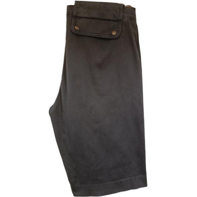 Belstaff - Shorts da uomo in tessuto di cotone color blu scuro - Italianfashionglam