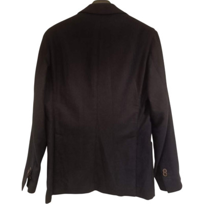 Bagnoli Sartoria Napoli - Blazer da uomo in cotone blu scuro - Italianfashionglam