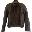 Revit - Giacca tecnica da motociclista in vera pelle nera - Italianfashionglam