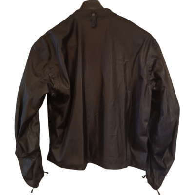 Revit - Giacca tecnica da motociclista in vera pelle nera - Italianfashionglam
