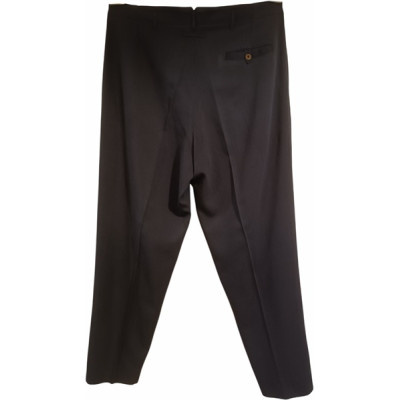 Jean Paul Gaultier - Pantalone da uomo in viscosa color blu scuro - Italianfashionglam