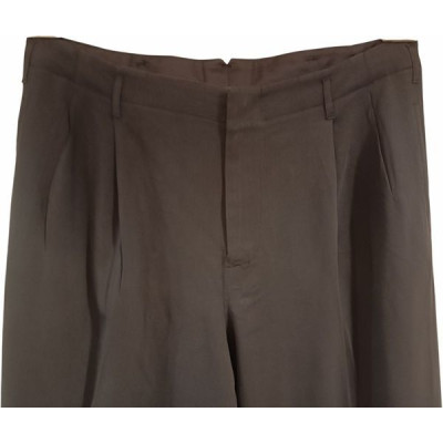 Jean Paul Gaultier - Pantalone da uomo in viscosa color blu scuro - Italianfashionglam