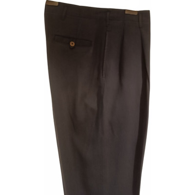 Jean Paul Gaultier - Pantalone da uomo in viscosa color blu scuro - Italianfashionglam