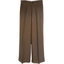Marella- Pantalone da donna palazzo misto seta grigio - Italianfashionglam