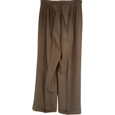 Marella- Pantalone da donna palazzo misto seta grigio - Italianfashionglam