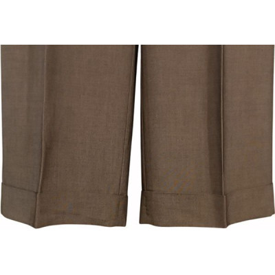 Marella- Pantalone da donna palazzo misto seta grigio - Italianfashionglam