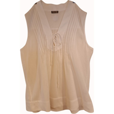 MaliParmi - Top donna in puro cotone di colore bianco  - Italianfashionglam