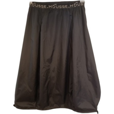 Primonumero - Gonna balloon in nylon di colore nero - Italianfashionglam