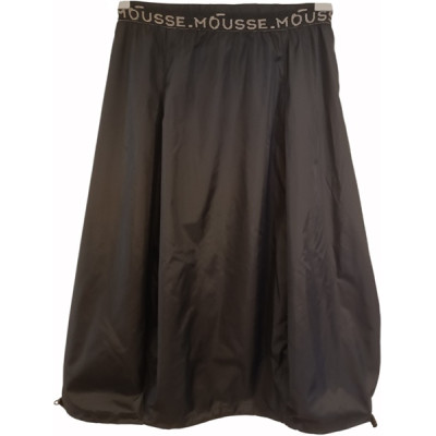 Primonumero - Gonna balloon in nylon di colore nero - Italianfashionglam