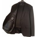 Calvin Klein - Completo da uomo in fresco di lana nero - Italianfashionglam
