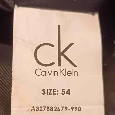 Calvin Klein - Completo da uomo in fresco di lana nero - Italianfashionglam