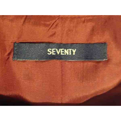 Seventy - Gonna in acetato bordò con pelliccia Mongolia - Italianfashionglam
