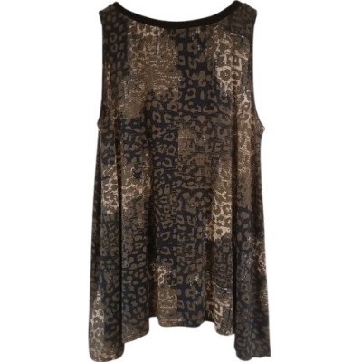 Krizia - Canotta da donna in misto di viscosa multicolore - Italianfashionglam