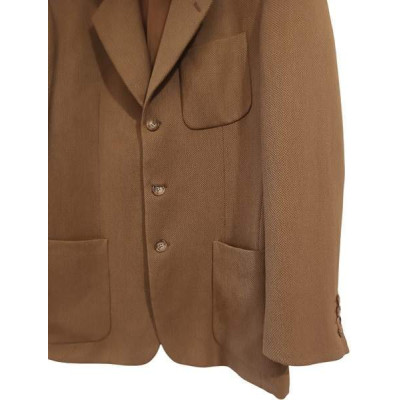 Emanuel Ungaro - Giacca da uomo in lana beige 3 bottoni - Italianfashionglam
