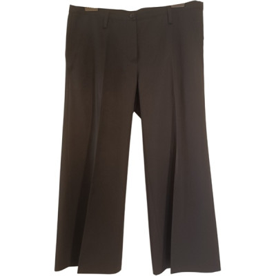 Ter Et Bantine - Pantalone cropped donna in lana black - Italianfashionglam