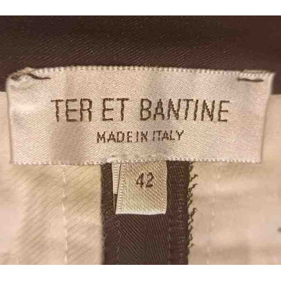 Ter Et Bantine - Pantalone cropped donna in lana black - Italianfashionglam