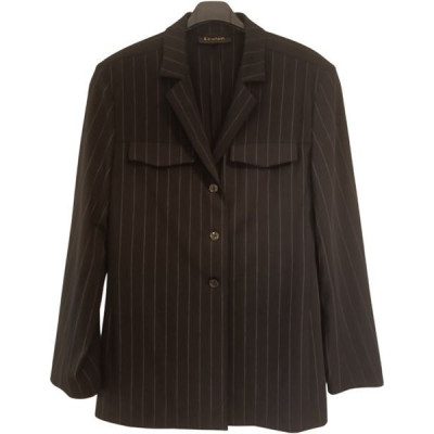 Escada - Giacca/camicia da donna in fresco di lana black - Italianfashionglam