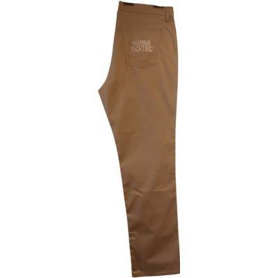 Marina Yachting - Jeans da donna in cotone stretch beige - Italianfashionglam